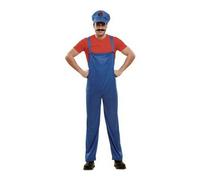 Costume per Adulti Super Plumber My Other Me Rosso M/L
