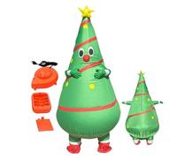 Costume per albero di Natale, che attira l'attenzione, costume gonfiabile per albero di Natale per adulti - per sfilata compleanno teatro adolescenti uomini donne amici famiglia