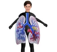 Costume Per Anatomia Polmonare - Abbigliamento Dimostrativo Educativo Per Bambini E Adulti | Abito Da Gioco Di Ruolo In Poliestere Per Lezioni Di Scienze, Performance Sul Palco, Cosplay, Carnevale Di