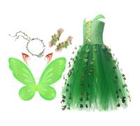 Costume per bambine piccole, vestito di Halloween con ali