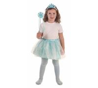 Costume per Bambini Azzurro Principessa delle Nevi [3 Pezzi]