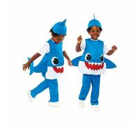 Costume per Bambini Baby Shark Azzurro 3 Pezzi