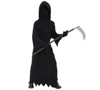 Costume per bambini Devil Halloween - Sense - Reaper - Costume da cosplay spaventoso | Dark Knight Reaper per Costume per bambini | nero - vestito rosso con cappuccio e guanti, perf