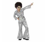 Costume per Bambini Disco Argentato