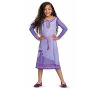 Disney Wish, abito classico di Asha per bambine, taglia XS (3-4 anni) perfetto per Carnevale e per tutti i tipi di festa! Indossa l’abito viola ispirato al personaggio di Asha!