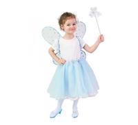 Costume per bambini - Fata Blu con ali luminose