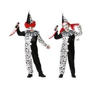 Atosa Costume Pagliaccio Grigio Unisex Infantile 3 A 4 AÑOS