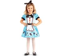 Costume per Bambini My Other Me Alice in Wonderland 3-4 Anni