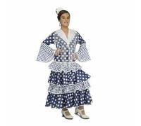 Costume per Bambini My Other Me Ballerina di Flamenco Azzurro 5-6 Anni