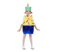 Costume per Bambini My Other Me Giallo Torta 3-6 anni