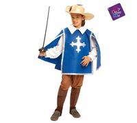 Mom Musketeer Junior Costume Blu 3-4 Years