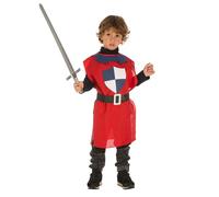 Costume per Bambini My Other Me Rosso Guerriero Medievale 3-6 anni