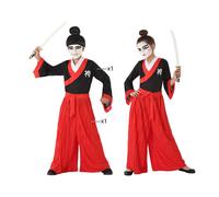 Costume per Bambini Rosso Giapponese Donna