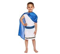 Costume per bambini, toga da imperatore romano, costume per il World Book Day