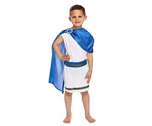 Costume per bambini, toga da imperatore romano, costume per il World Book Day