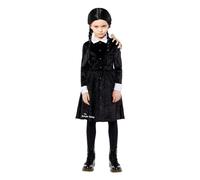 Amscan - Costume da bambino mercoledì, la Famiglia Addams, horror, Halloween, carnevale