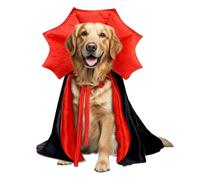 Costume per Halloween Golden Retriever, mantello da vampiro per cani extra large, per alano, pastore tedesco, costume di Halloween per cani di grossa taglia, XL (vampiro)