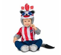 Costume per Neonati Atlético Madrid Rosso Indiano Americano 5 Pezzi