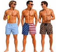 Costume Personalizzato Uomo Mare 3D, Costume Boxer Mare Divertente, Pantaloncini Surf Uomo ad Asciugatura Rapida per Spiaggia e Piscina, Costume da Bagno Uomo Estate, Regalo Originale Uomo S-3XL (S-3)