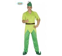 Costume Peter Pan Arciere Uomo Adulto Travestimento Carnevale