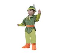 Costume Peter Pan Prima Infanzia Vestito Carnevale (13/18mesi)