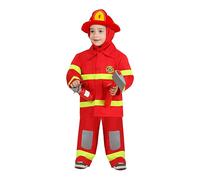 COSTUME PICCOLO POMPIERE PRIMA INFANZIA VESTITO CARNEVALE PEGASUS