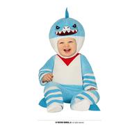 Costume piccolo Squalo Celeste 18/24 mesi