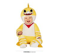 Costume piccolo squalo Giallo 12/18 mesi