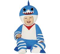 COSTUME PICCOLO SQUALO TAGLIA 12-18 MESI BABY SHARK