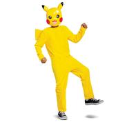 COSTUME PIKACHU POKÉMON TUTA INTERA MASCHERA TRAVESTIMENTO CARNEVALE FESTA TEMA