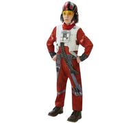 Costume Pilota X-Wing Poe Dameron Star Wars Deluxe Bambino Rubie's 620265