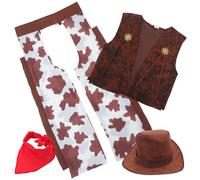 Costume Pirati Cappello Cow Boy Da Festa Di Compleanno Abiti Halloween