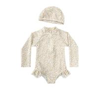 Costume Piscina - Costume da bagno per bambine per l'estate adorabile costume da bagno a maniche lunghe per bambine dai 3 agli 8 anni perfetto per le giornate in piscina e le vacanze in famiglia