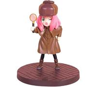 Costume Play Anya Forger Character Action Figure in PVC Statue Model Collection Ornamento Decorazione Anime Gift 5.5'' (Detective Anya)