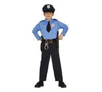 COSTUME POLICE POLIZIOTTO CARNEVALE VESTITO BAMBINO BAMBINA POLIZIA UNISEX NEW