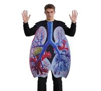 Costume Polmone,Abito Gioco di Ruolo Polmone Halloween - Costume per Insegnamento Medico come Ausilio Visivo | per Bambini Adulti Halloween Carnevale Feste Maschere Aula Scienza Gioco di Ruolo