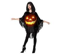 Costume Poncho Per Adulti Jack-O-Lantern