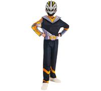 Costume Power Rangers Cosmic Fury Per Ragazzi Con Maschera Outfit Black Ranger