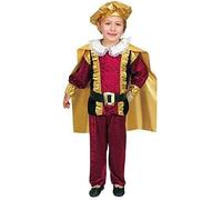 Costume Principe Bambino 8-10 Anni Rosso e Oro J287-003 Joker