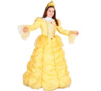 Costume Principessa Belle Bambina Vestito Carnevale Pegasus