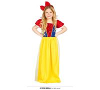 COSTUME PRINCIPESSA BIANCANEVE DELLA FORESTA TAGLIA 5-6 ANNI