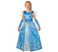 Costume Principessa delle Nevi per Bambine - Taglia S - 7/8 Anni