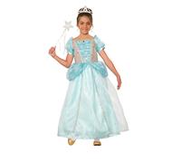 Costume Principessa Turchese per Bambine - Taglia XS - 5/6 Anni