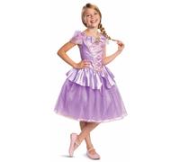 COSTUME PRINCIPESSE DISNEY VESTITO RAPUNZEL DELUXE TRAVESTIMENTO FESTA CARNEVALE
