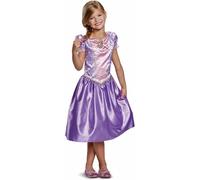 COSTUME PRINCIPESSE DISNEY VESTITO RAPUNZEL TRAVESTIMENTO CARNEVALE IN MASCHERA
