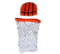 Costume Ragazzo Ragazza a Forma di Pallone Basket, Filato Cotone | Set per Servizio Fotografico e Cosplay, Morbido da Indossare, Stile Adorabile, per Bebé e Ragazzo Ragazza