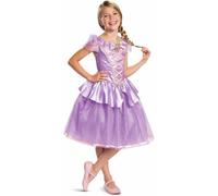 COSTUME RAPERONZOLO PRINCIPESSA DELUXE TAGLIA 3-4 ANNI