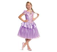 Disney Vestito Rapunzel Deluxe Bambina, Costume Ufficiale Principessa Disney Bambine Taglia S