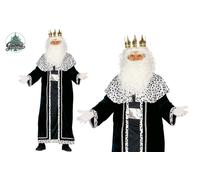Costume Re Magio Baldassarre blu con mantellina