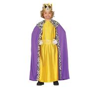 Costume re magio giallo bambino Baldassarre presepe vivente